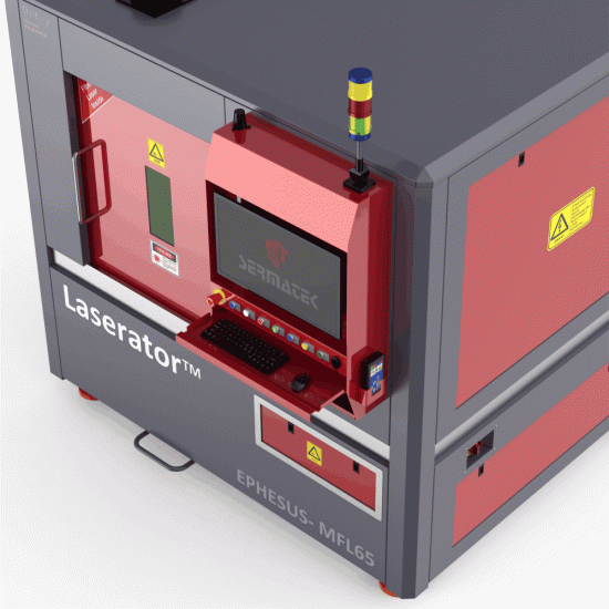 Laserator EPHESUS 3015 Class-I Fiber Lazer Kesim Makinesi, Lazer Kesim, Kapalı Kabin Lazer Kesim Sistemi, Lazer Kesim Makinesi
